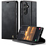 Caseme - Telefoonhoesje geschikt voor Samsung Galaxy S25 - Met Magnetische Sluiting - Book Case - Met Pasjes Houder - Bruin