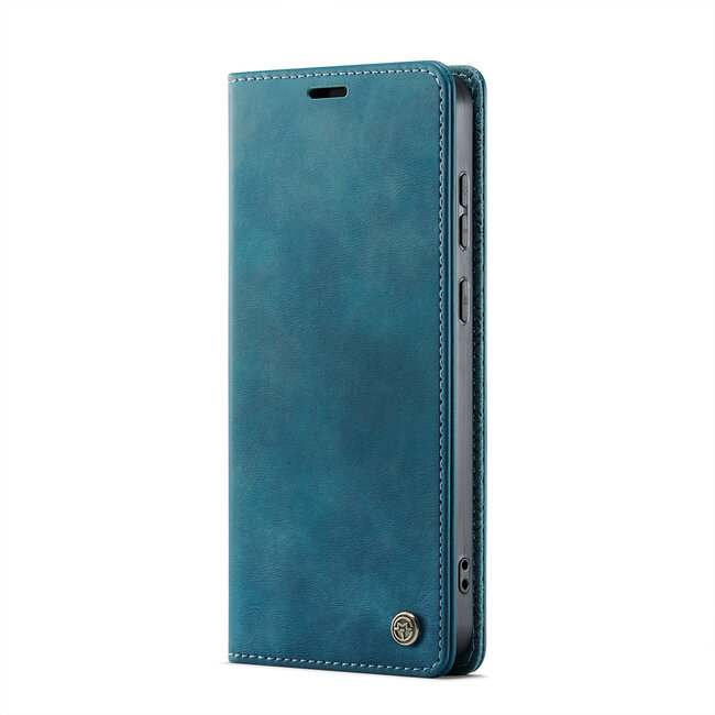 Caseme - Telefoonhoesje geschikt voor Samsung Galaxy S25 Plus - Met Magnetische Sluiting - Book Case - Met Pasjes Houder - Rood