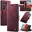 Caseme - Telefoonhoesje geschikt voor Samsung Galaxy S25 Ultra - Met Magnetische Sluiting - Book Case - Met Pasjes Houder - Blauw