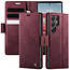 Caseme - Telefoonhoesje geschikt voor Samsung Galaxy S25 Ultra - Met Magnetische Sluiting - Book Case - Met Pasjes Houder - Blauw