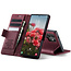 Caseme - Telefoonhoesje geschikt voor Samsung Galaxy S25 Ultra - Met Magnetische Sluiting - Book Case - Met Pasjes Houder - Blauw