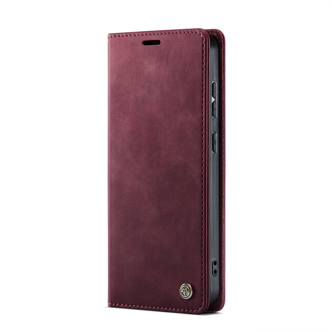 Caseme - Telefoonhoesje geschikt voor Samsung Galaxy S25 Plus - Met Magnetische Sluiting - Book Case - Met Pasjes Houder - Blauw