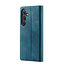 Caseme - Telefoonhoesje geschikt voor Samsung Galaxy S25 - Met Magnetische Sluiting - Book Case - Met Pasjes Houder - Rood