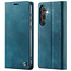 Caseme - Telefoonhoesje geschikt voor Samsung Galaxy S25 - Met Magnetische Sluiting - Book Case - Met Pasjes Houder - Rood
