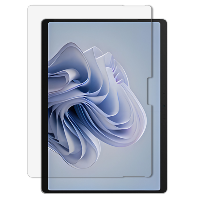 Case2go - Tablet Screenprotector geschikt voor Microsoft Surface Pro 12 - 12 Inch - Tempered Glass - Case Friendly - Transparant