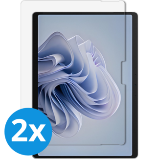 Case2go Case2go - 2-Pack Tablet screenprotector geschikt voor Microsoft Surface Pro 12 - 12 Inch - Tempered Glass - Case Friendly - Transparant
