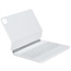 Bluetooth Toetsenbord hoes + Backcover geschikt voor Apple iPad Pro 11 2024 - Toetsenbordverlichting - Met Pencil Houder - Touchpad - Wit