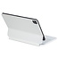 Bluetooth Toetsenbord hoes + Backcover geschikt voor Apple iPad Air 11 (2025) / iPad Air 11 (2024) - Toetsenbordverlichting - Met Pencil Houder - Touchpad - Wit