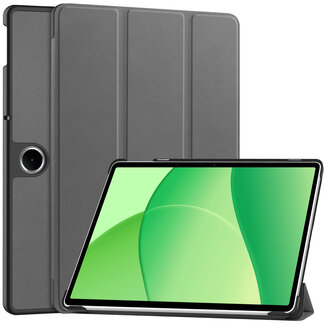 Case2go Case2go - Tablet hoes geschikt voor Oppo Pad Se 11 / OnePlus Pad Lite - 11 Inch - Tri-Fold Book Case - Auto/Wake functie - Grijs