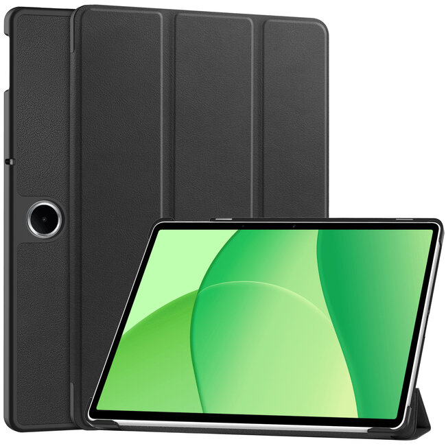 Case2go - Tablet hoes geschikt voor Oppo Pad Se 11 / OnePlus Pad Lite - 11 Inch - Tri-Fold Book Case - Auto/Wake functie - Zwart