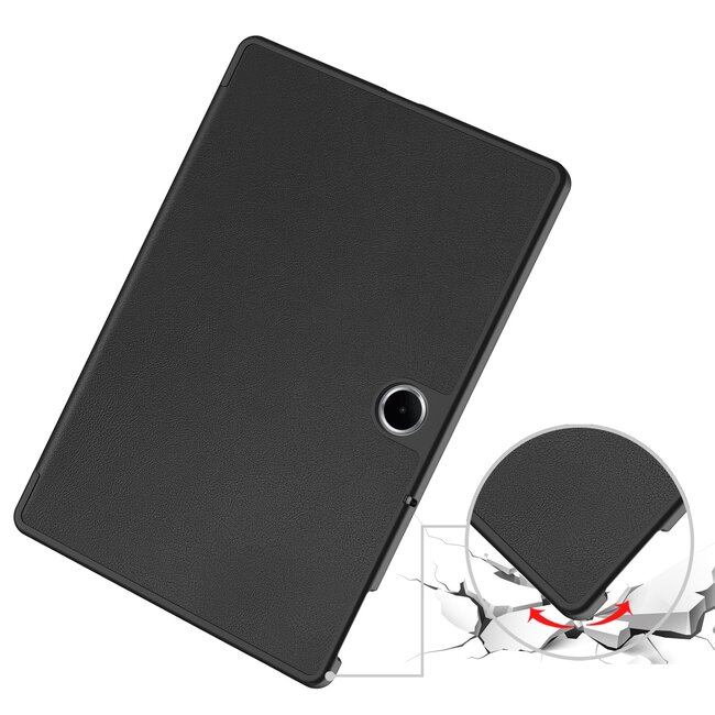 Case2go - Tablet hoes geschikt voor Oppo Pad Se 11 / OnePlus Pad Lite - 11 Inch - Tri-Fold Book Case - Auto/Wake functie - Zwart