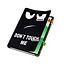 Case2go - Tablet hoes geschikt voor Oppo Pad Se 11 / OnePlus Pad Lite - 11 Inch - Tri-Fold Book Case - Auto/Wake functie - Dont Touch Me