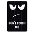 Case2go - Tablet hoes geschikt voor Oppo Pad Se 11 / OnePlus Pad Lite - 11 Inch - Tri-Fold Book Case - Auto/Wake functie - Dont Touch Me