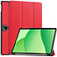 Case2go - Tablet hoes geschikt voor Oppo Pad Se 11 / OnePlus Pad Lite - 11 Inch - Tri-Fold Book Case - Auto/Wake functie - Rood