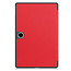 Case2go - Tablet hoes geschikt voor Oppo Pad Se 11 / OnePlus Pad Lite - 11 Inch - Tri-Fold Book Case - Auto/Wake functie - Rood