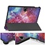 Case2go - Tablet hoes geschikt voor Oppo Pad Se 11 / OnePlus Pad Lite - 11 Inch - Tri-Fold Book Case - Auto/Wake functie - Galaxy