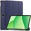Case2go - Tablet hoes geschikt voor Oppo Pad Se 11 / OnePlus Pad Lite - 11 Inch - Tri-Fold Book Case - Auto/Wake functie - Donker Blauw