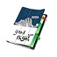 Case2go - Tablet hoes geschikt voor Oppo Pad Se 11 / OnePlus Pad Lite - 11 Inch - Tri-Fold Book Case - Auto/Wake functie - Goodnight