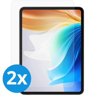 Case2go Case2go - 2-Pack Tablet screenprotector geschikt voor Oppo Pad SE - 11 Inch - Tempered Glass - Case Friendly - Transparant