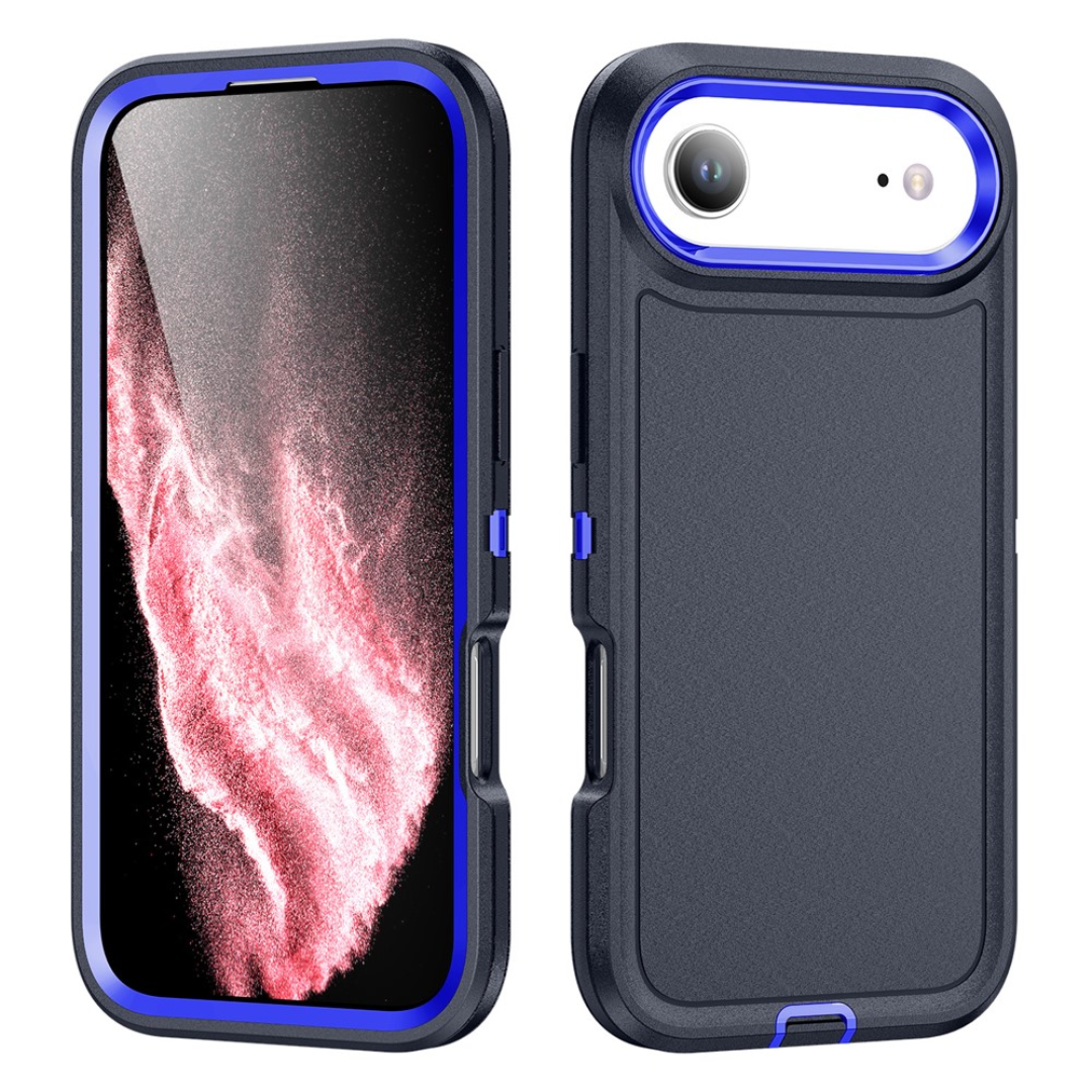 Case2go - Telefoonhoesje geschikt voor Apple iPhone Air - Bumper Case - Ultieme bescherming - Anti Slip - Perfecte pasvorm - Blauw afbeelding