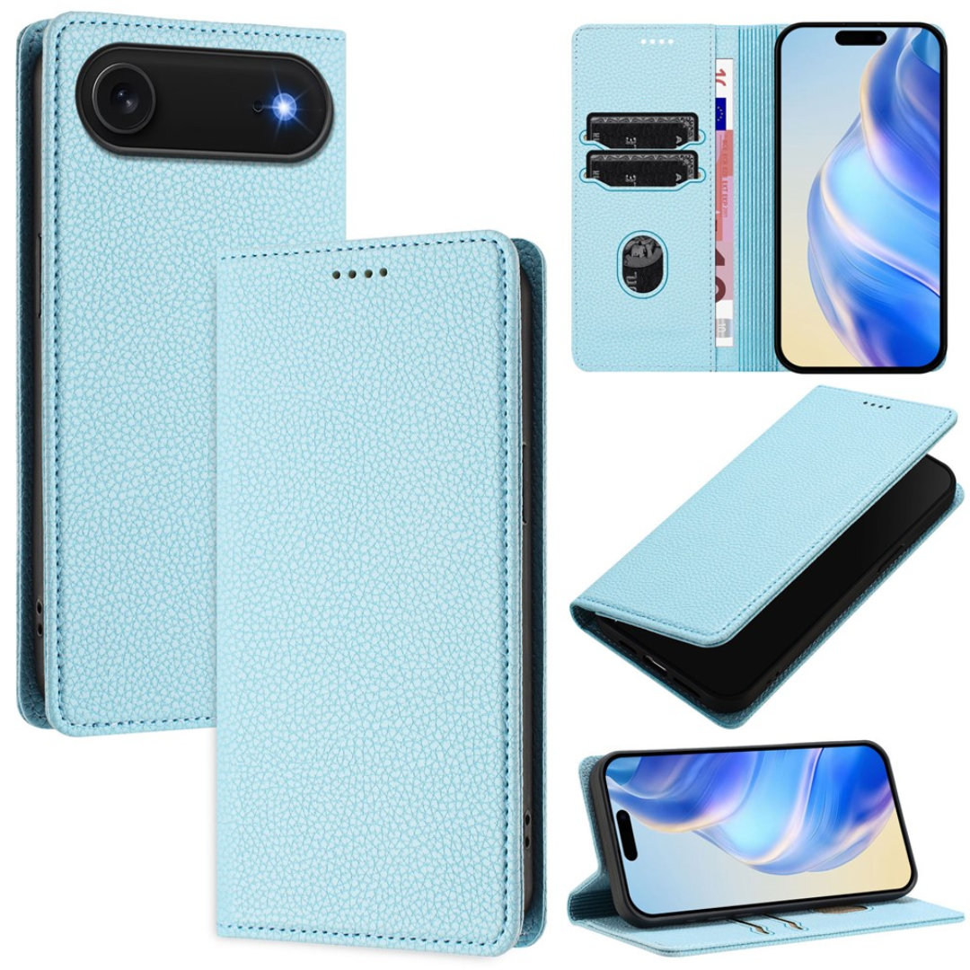 Case2go - Hoesje geschikt voor Apple iPhone Air met Pasjeshouder - Bookcase - 2 Pasjes - Met kaarthouder - Telefoonhoesje - Gsm Hoesje geschikt voor Apple iPhone Air - Phone Case - Lich afbeelding