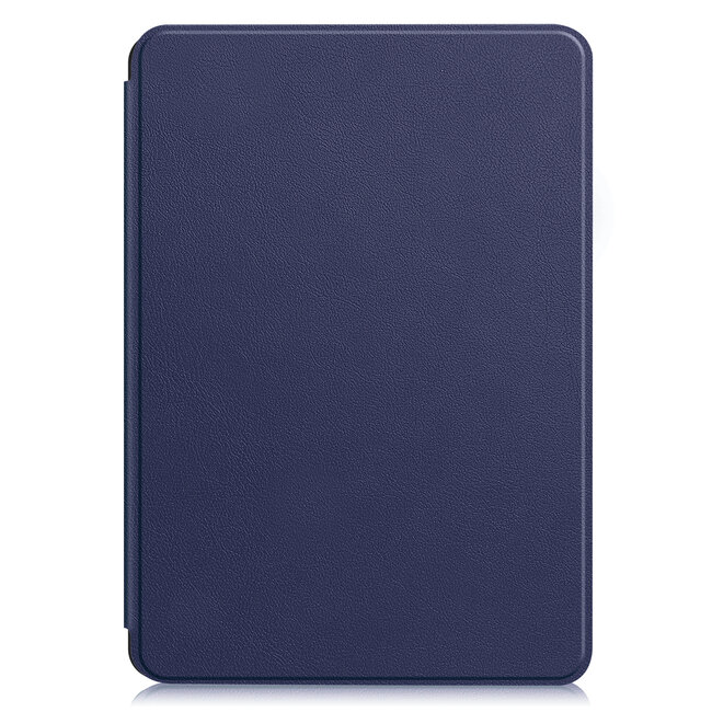 Case2go - Tablet Hoes geschikt voor Microsoft Surface Pro 12 Copilot (2025) - 12 Inch -Tri-Fold Book Case - Met Pencil Houder - Auto/Wake Functie - Donker Blauw