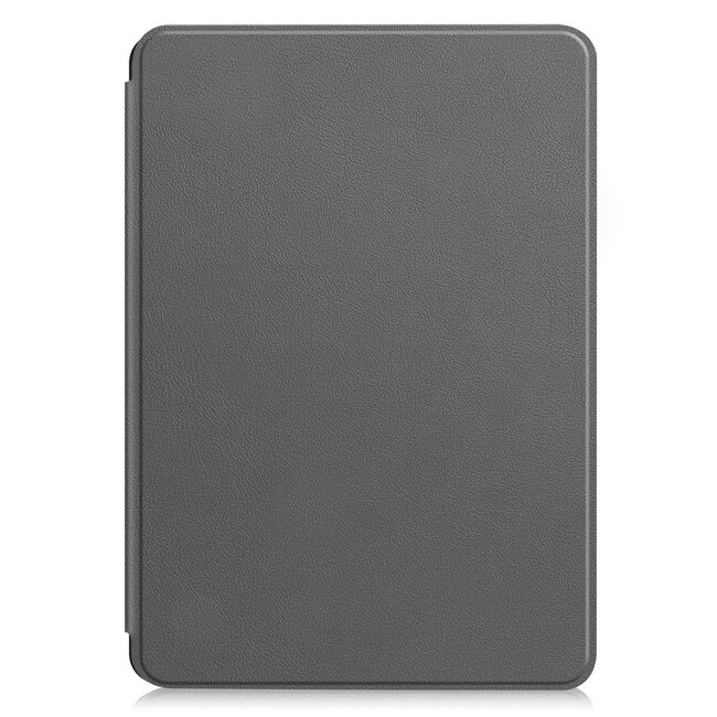 Case2go - Tablet Hoes geschikt voor Microsoft Surface Pro 12 Copilot (2025) - 12 Inch -Tri-Fold Book Case - Met Pencil Houder - Auto/Wake Functie - Grijs