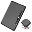 Case2go - Tablet Hoes geschikt voor Microsoft Surface Pro 12 Copilot (2025) - 12 Inch -Tri-Fold Book Case - Met Pencil Houder - Auto/Wake Functie - Grijs