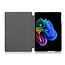 Case2go - Tablet Hoes geschikt voor Microsoft Surface Pro 12 Copilot (2025) - 12 Inch -Tri-Fold Book Case - Met Pencil Houder - Auto/Wake Functie - Dont Touch Me