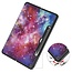 Case2go - Tablet Hoes geschikt voor Microsoft Surface Pro 12 Copilot (2025) - 12 Inch -Tri-Fold Book Case - Met Pencil Houder - Auto/Wake Functie - Galaxy