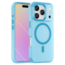 Case2go - Hoesje geschikt voor Apple iPhone 17 Pro Max - Back Cover - Geschikt voor Magsafe - Telefoonhoesje - Gsm Hoesje geschikt voor Apple iPhone 17 Pro Max - Phone Case - Licht Blauw
