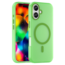 Case2go - Hoesje geschikt voor Apple iPhone 17 - Back Cover - Geschikt voor Magsafe - Telefoonhoesje - Gsm Hoesje geschikt voor Apple iPhone 17 - Phone Case - Groen