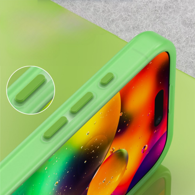 Case2go - Hoesje geschikt voor Apple iPhone 17 - Back Cover - Geschikt voor Magsafe - Telefoonhoesje - Gsm Hoesje geschikt voor Apple iPhone 17 - Phone Case - Groen