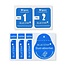 Blue Star - Screenprotector voor Apple iPhone 17 / iPhone 17 Pro / iPhone 16 Pro / iPhone 16 - Tempered Glass - 0.3 mm - Transparant