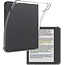 Case2go - E-reader hoes geschikt voor Kobo Libra Colour - Siliconen Back Cover - Met Schokbestendige Hoeken - Transparant