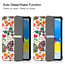 Tablethoes met screenprotector geschikt voor Apple iPad 11 (2025) A16 / iPad 10.9 (2022) - a16 hoes 2025 - iPad hoes 2025 - iPad hoes 10e generatie - Auto/Wake Functie - Tri-Fold - Vlinders