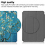 Tablethoes met screenprotector geschikt voor Apple iPad 11 (2025) A16 / iPad 10.9 (2022) - a16 hoes 2025 - iPad hoes 2025 - iPad hoes 10e generatie - Auto/Wake Functie - Tri-Fold - Witte Bloesem