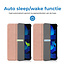 Tablethoes met screenprotector geschikt voor Apple iPad 11 (2025) A16 / iPad 10.9 (2022) - a16 hoes 2025 - iPad hoes 2025 - iPad hoes 10e generatie - Auto/Wake Functie - Tri-Fold - Rosé Goud