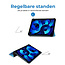 Tablethoes met screenprotector geschikt voor Apple iPad 11 (2025) A16 / iPad 10.9 (2022) - a16 hoes 2025 - iPad hoes 2025 - iPad hoes 10e generatie - Auto/Wake Functie - Tri-Fold - Licht Blauw