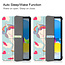 Tablethoes met screenprotector geschikt voor Apple iPad 11 (2025) A16 / iPad 10.9 (2022) - a16 hoes 2025 - iPad hoes 2025 - iPad hoes 10e generatie - Auto/Wake Functie - Tri-Fold - Eenhoorn
