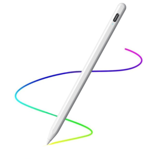 Case2go Active Stylus Pen - Alleen geschikt voor iPads 2018-2025 - Magnetisch - Palm Rejection - Stylus pen iPad - Wit