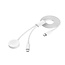 USB - C - Oplaadkabel geschikt voor Apple Watch Series 1/2/3/4/5/6/7/8/9/10/11/SE/Ultra/Ultra 2/Ultra 3 & Geschikt voor Apple iPhone vanaf 15 - 1,2 meter - TPE - Wit
