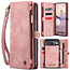 CaseMe - Telefoonhoesje geschikt voor Google Pixel 10/10 Pro - 2 in 1 Book Case en Back Cover - Lichtroze