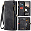 CaseMe - Telefoonhoesje geschikt voor Google Pixel 10/10 Pro - 2 in 1 Book Case en Back Cover - Zwart