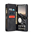 CaseMe - Telefoonhoesje geschikt voor Google Pixel 10/10 Pro - 2 in 1 Book Case en Back Cover - Zwart