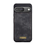 CaseMe - Telefoonhoesje geschikt voor Google Pixel 10/10 Pro - 2 in 1 Book Case en Back Cover - Zwart