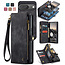 CaseMe - Telefoonhoesje geschikt voor Google Pixel 10/10 Pro - 2 in 1 Book Case en Back Cover - Zwart