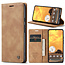 Caseme - Telefoonhoesje geschikt voor Google Pixel 10/10 Pro - Wallet Book Case - Met Magnetische Sluiting - Licht Bruin