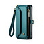 CaseMe - Telefoonhoesje geschikt voor Google Pixel 10/10 Pro - Wallet Book Case met Schouder Strap - Groen