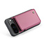 CaseMe - Telefoonhoesje geschikt voor Google Pixel 10/10 Pro - Back Cover met RFID Pasjeshouder - Rood